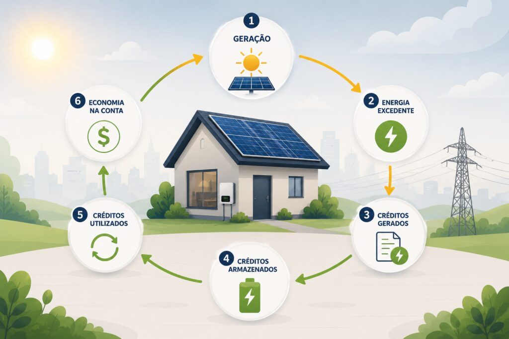 Incentivos e regras de compensação de energia no Brasil