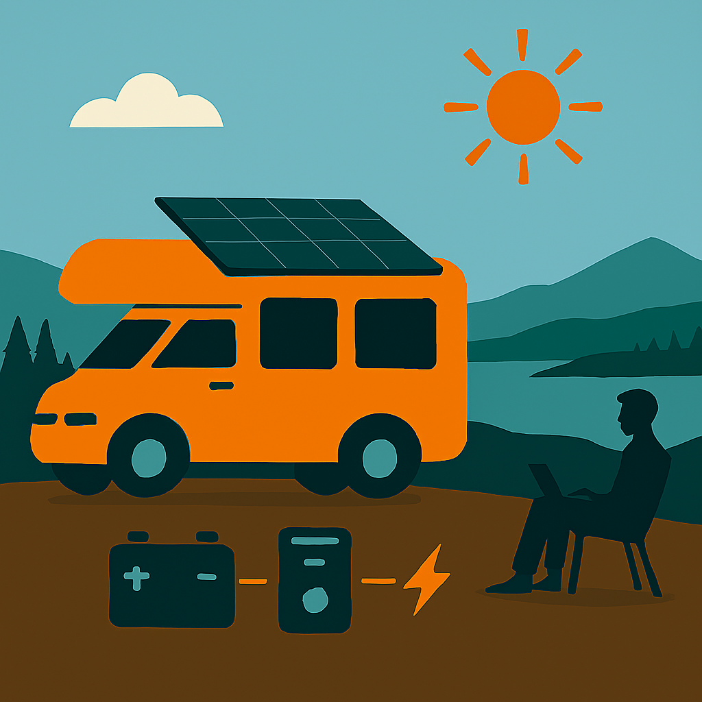 Energia Solar em Motorhomes e Casas Móveis: Liberdade Sobre Rodas