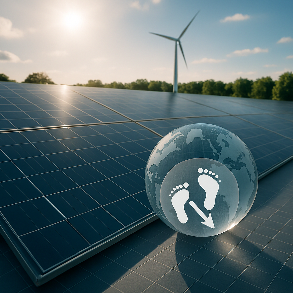 Energia Solar e a Redução da Pegada de Carbono: Uma Revolução Sustentável
